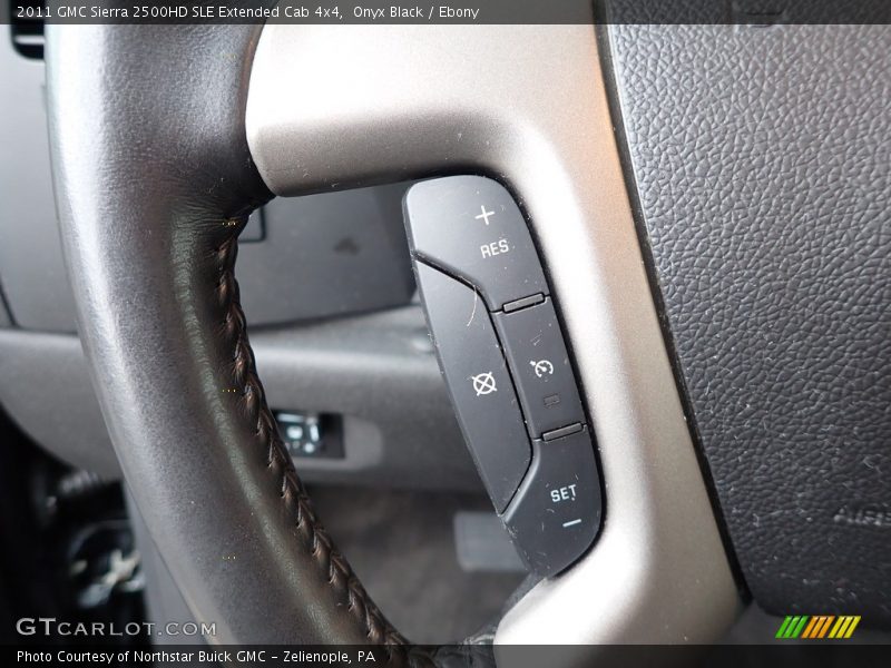 Onyx Black / Ebony 2011 GMC Sierra 2500HD SLE Extended Cab 4x4
