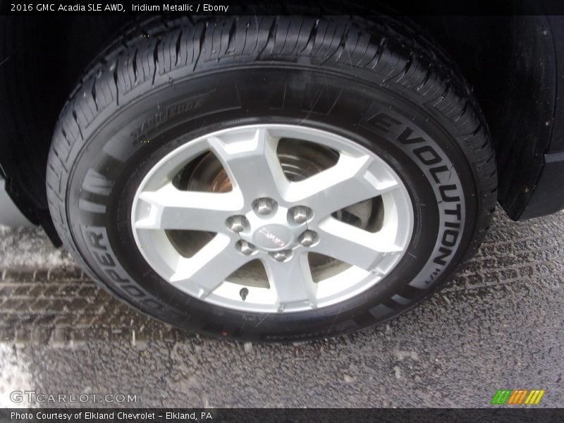 Iridium Metallic / Ebony 2016 GMC Acadia SLE AWD