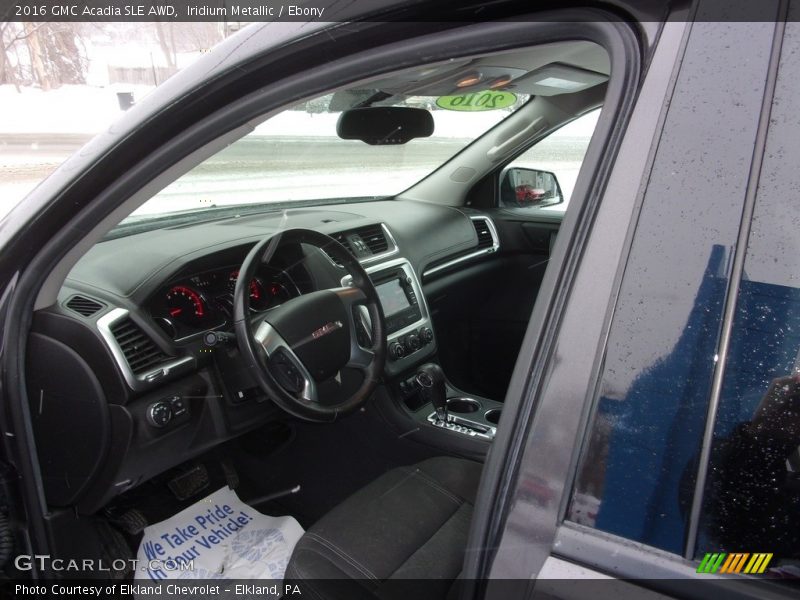 Iridium Metallic / Ebony 2016 GMC Acadia SLE AWD