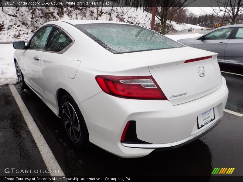 White Orchid Pearl / Black 2017 Honda Accord LX-S Coupe