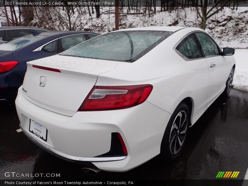 White Orchid Pearl / Black 2017 Honda Accord LX-S Coupe