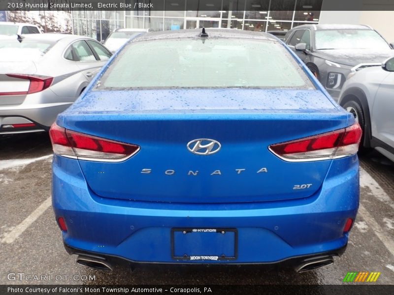 Electric Blue / Black 2019 Hyundai Sonata Limited