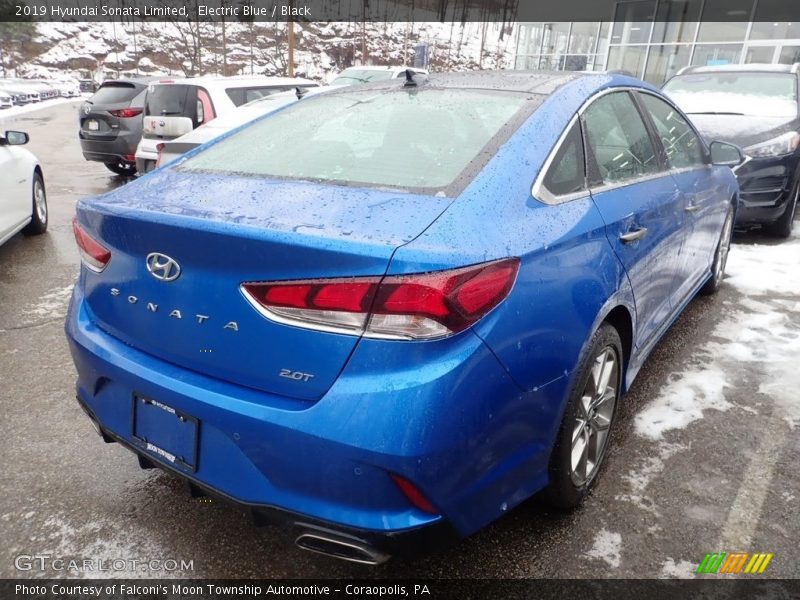 Electric Blue / Black 2019 Hyundai Sonata Limited