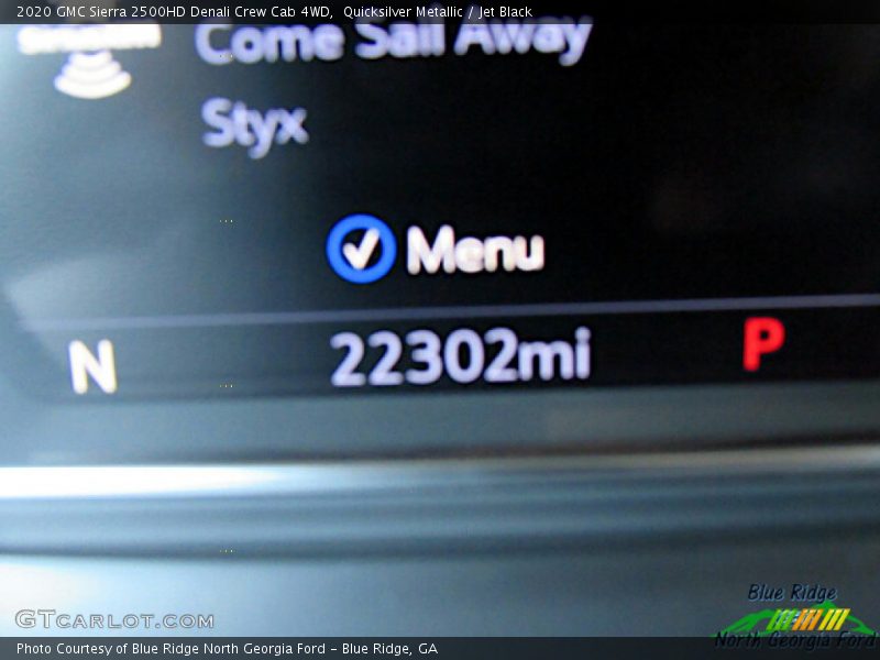 Quicksilver Metallic / Jet Black 2020 GMC Sierra 2500HD Denali Crew Cab 4WD