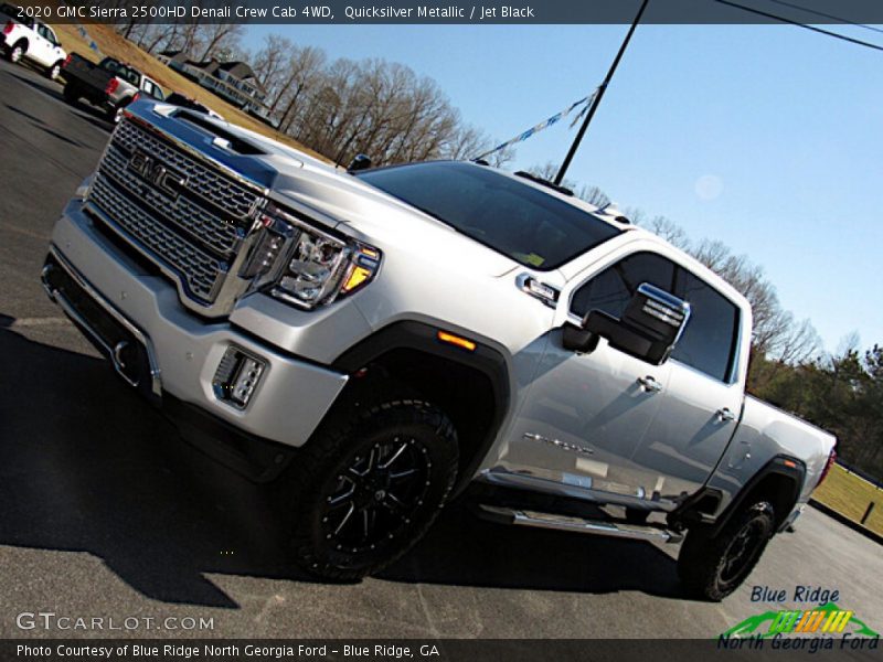 Quicksilver Metallic / Jet Black 2020 GMC Sierra 2500HD Denali Crew Cab 4WD