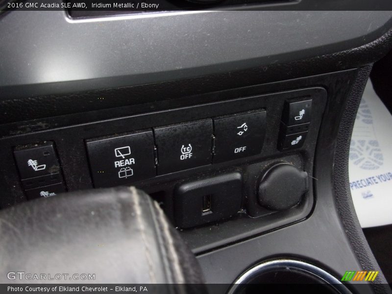 Iridium Metallic / Ebony 2016 GMC Acadia SLE AWD