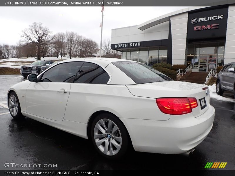 Alpine White / Coral Red/Black 2013 BMW 3 Series 328i Convertible