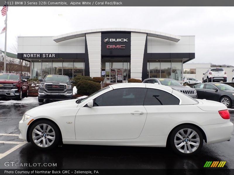 Alpine White / Coral Red/Black 2013 BMW 3 Series 328i Convertible