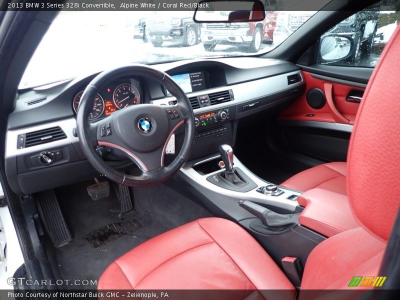 Alpine White / Coral Red/Black 2013 BMW 3 Series 328i Convertible