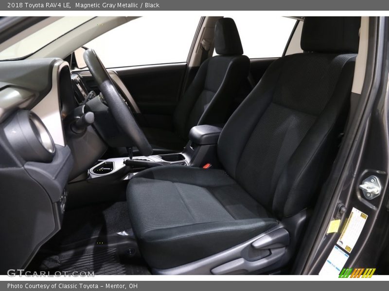 Magnetic Gray Metallic / Black 2018 Toyota RAV4 LE