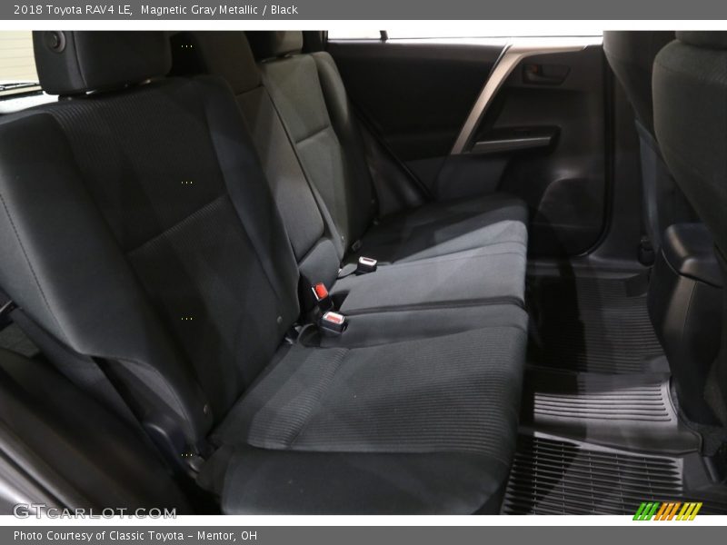 Magnetic Gray Metallic / Black 2018 Toyota RAV4 LE
