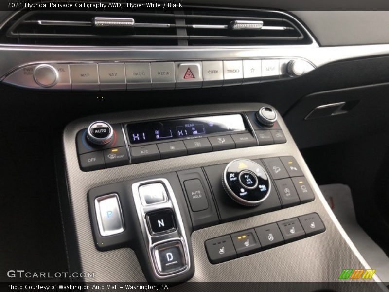 Hyper White / Black 2021 Hyundai Palisade Calligraphy AWD