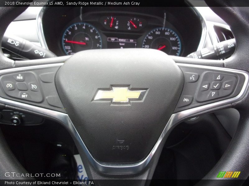 Sandy Ridge Metallic / Medium Ash Gray 2018 Chevrolet Equinox LS AWD
