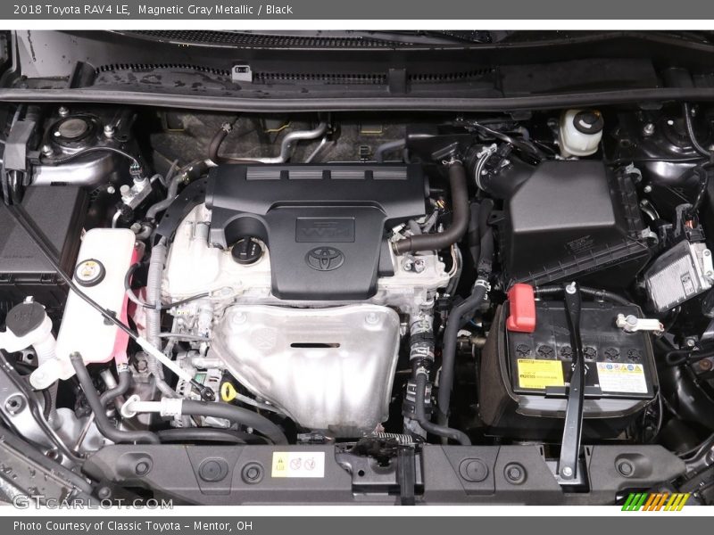 Magnetic Gray Metallic / Black 2018 Toyota RAV4 LE