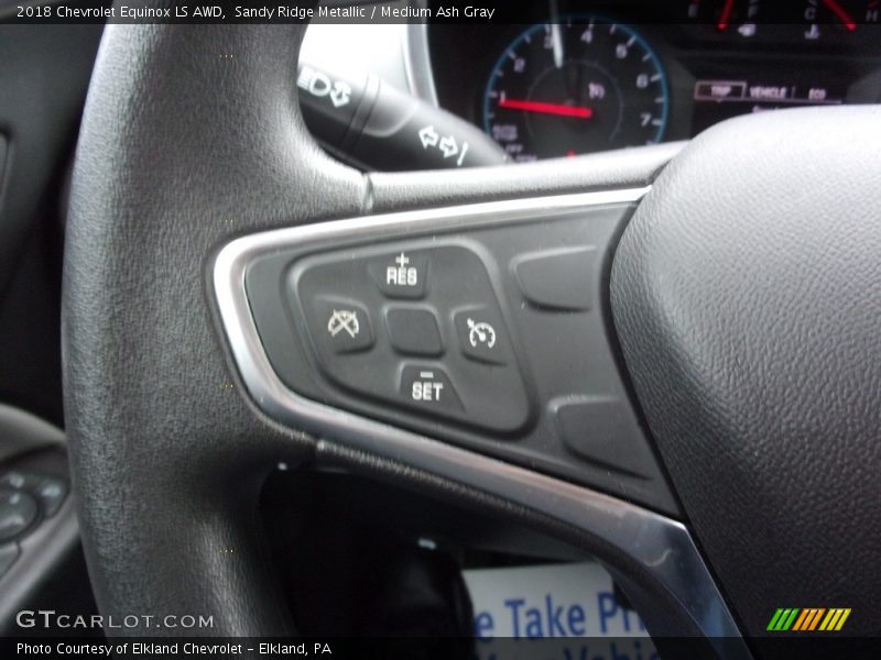 Sandy Ridge Metallic / Medium Ash Gray 2018 Chevrolet Equinox LS AWD