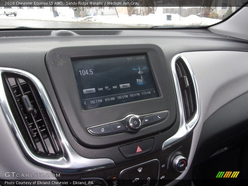 Sandy Ridge Metallic / Medium Ash Gray 2018 Chevrolet Equinox LS AWD