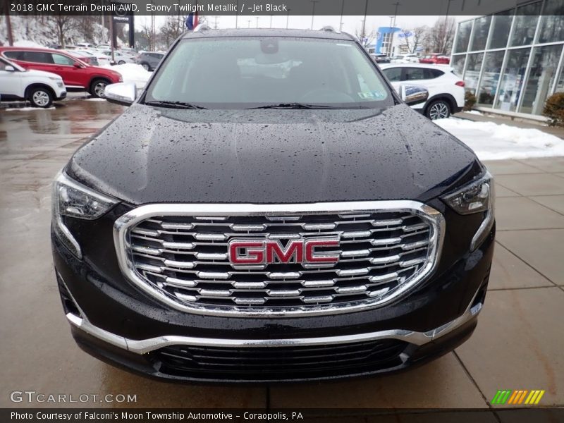 Ebony Twilight Metallic / ­Jet Black 2018 GMC Terrain Denali AWD