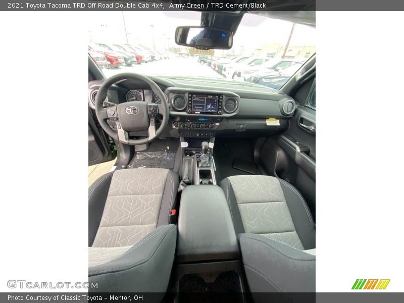 Army Green / TRD Cement/Black 2021 Toyota Tacoma TRD Off Road Double Cab 4x4