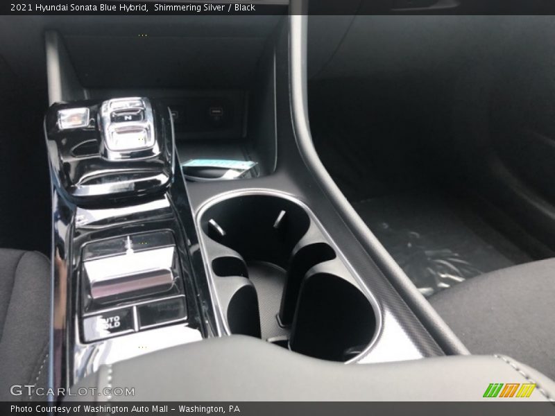 Shimmering Silver / Black 2021 Hyundai Sonata Blue Hybrid