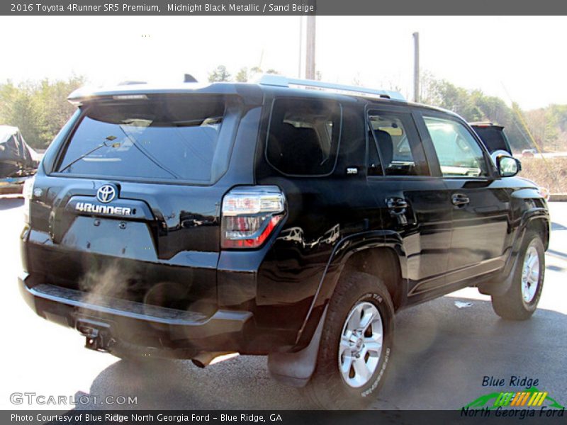 Midnight Black Metallic / Sand Beige 2016 Toyota 4Runner SR5 Premium