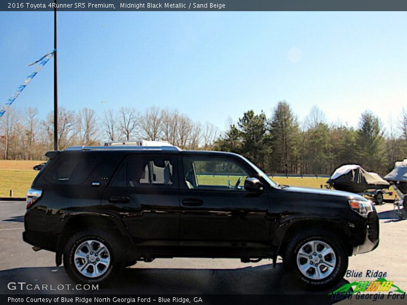 Midnight Black Metallic / Sand Beige 2016 Toyota 4Runner SR5 Premium