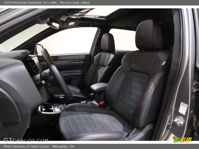 Front Seat of 2020 Outlander LE S-AWC