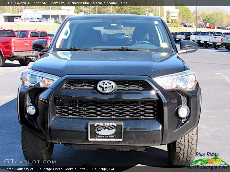 Midnight Black Metallic / Sand Beige 2016 Toyota 4Runner SR5 Premium