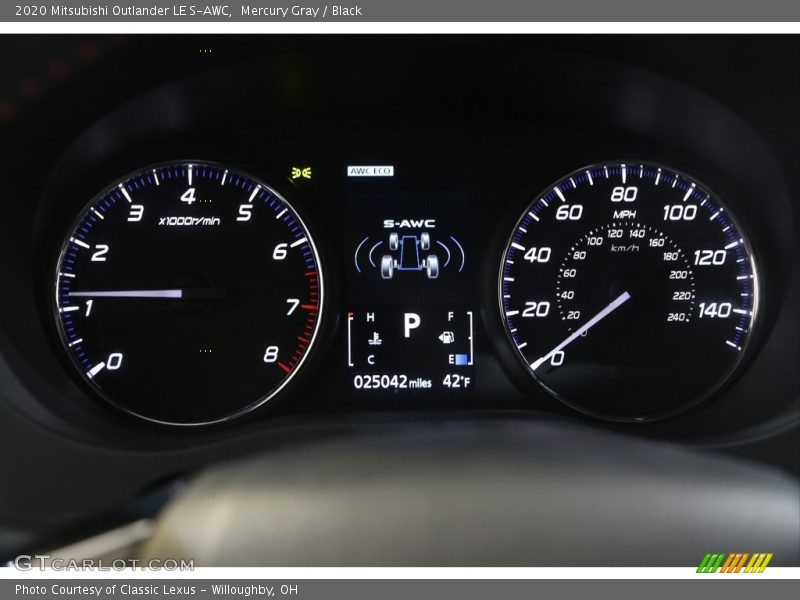  2020 Outlander LE S-AWC LE S-AWC Gauges