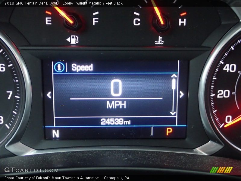 Ebony Twilight Metallic / ­Jet Black 2018 GMC Terrain Denali AWD