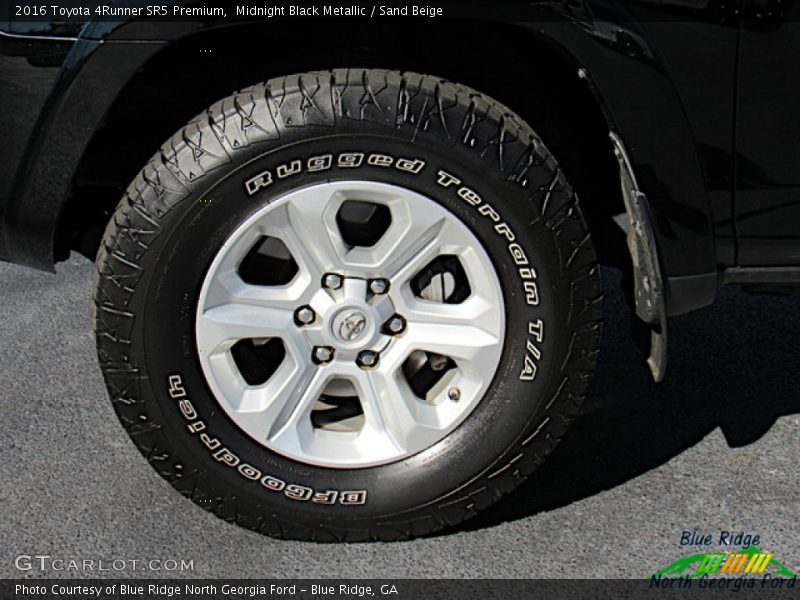 Midnight Black Metallic / Sand Beige 2016 Toyota 4Runner SR5 Premium