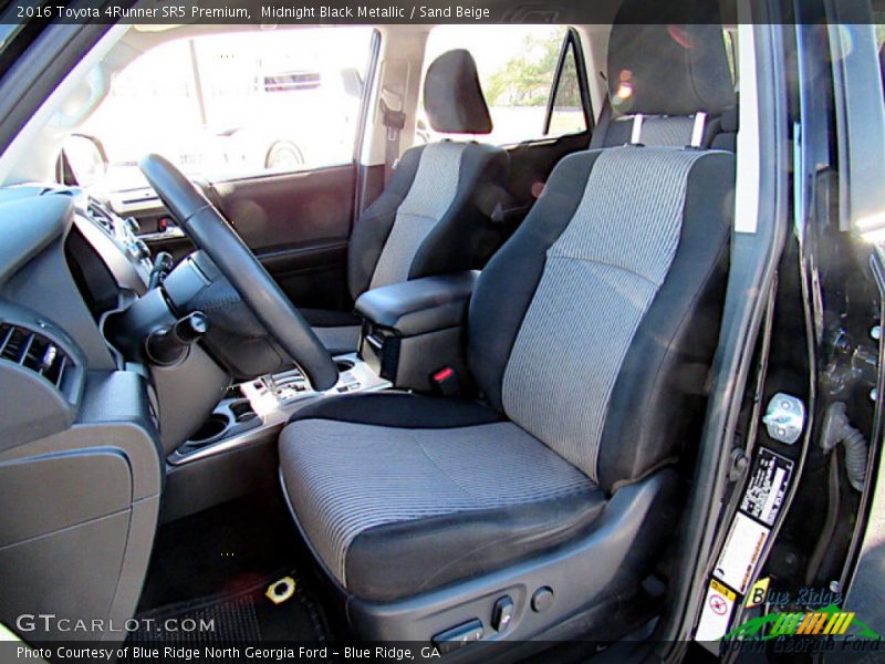 Midnight Black Metallic / Sand Beige 2016 Toyota 4Runner SR5 Premium