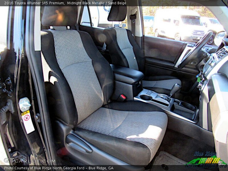 Midnight Black Metallic / Sand Beige 2016 Toyota 4Runner SR5 Premium
