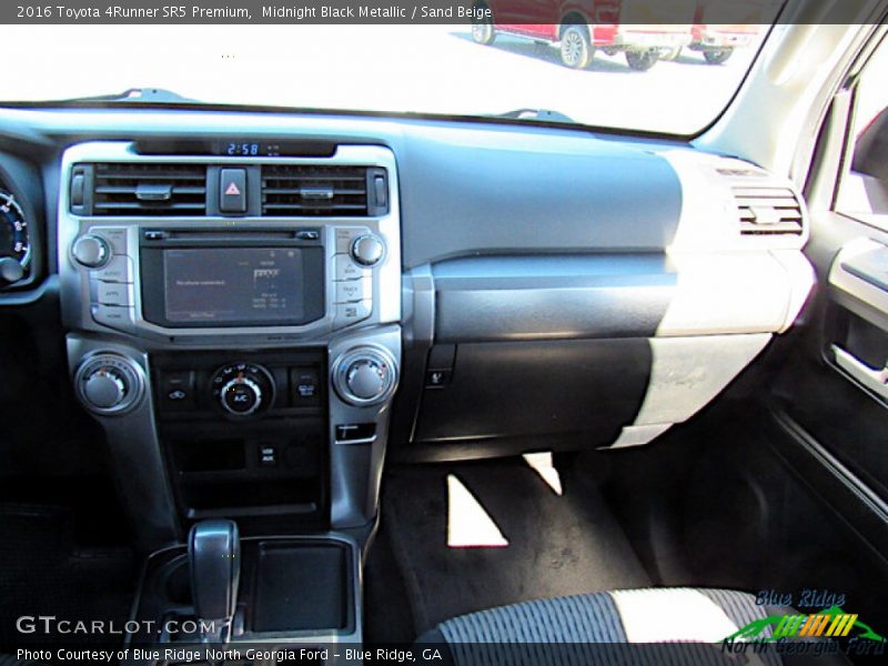 Midnight Black Metallic / Sand Beige 2016 Toyota 4Runner SR5 Premium