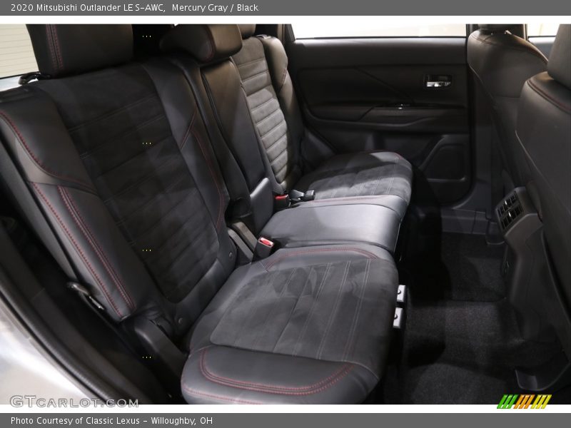 Rear Seat of 2020 Outlander LE S-AWC