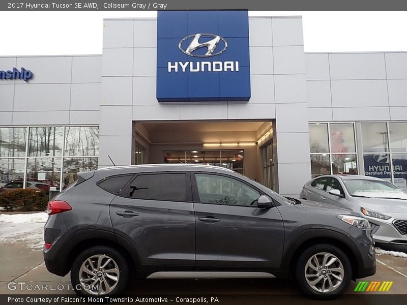 Coliseum Gray / Gray 2017 Hyundai Tucson SE AWD