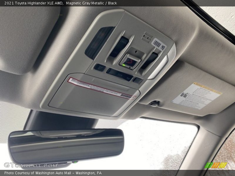 Magnetic Gray Metallic / Black 2021 Toyota Highlander XLE AWD