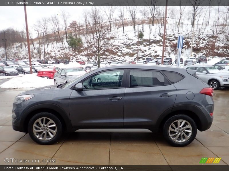 Coliseum Gray / Gray 2017 Hyundai Tucson SE AWD