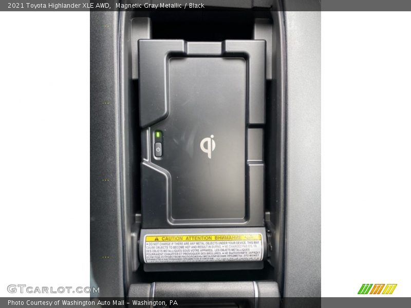 Magnetic Gray Metallic / Black 2021 Toyota Highlander XLE AWD