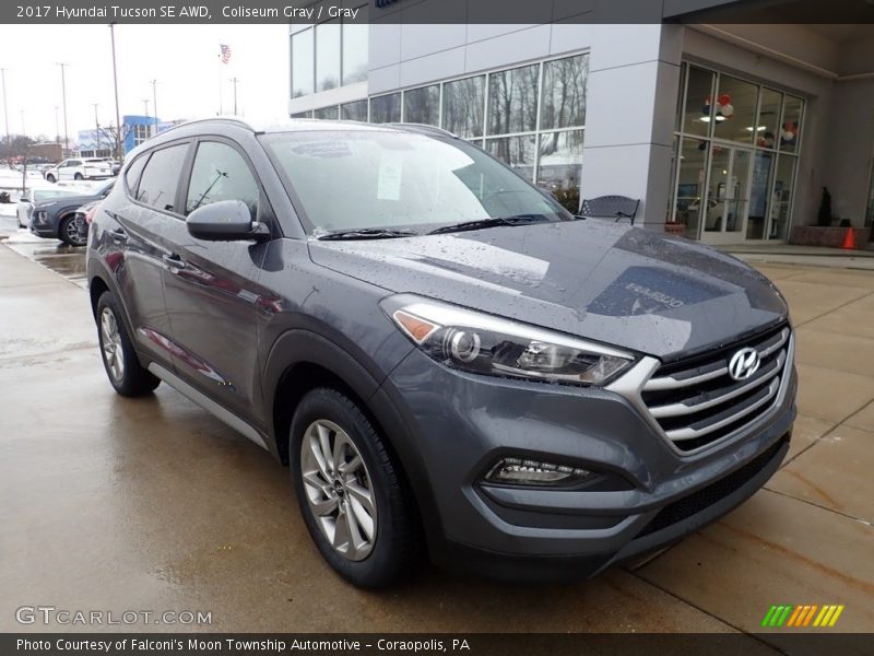 Coliseum Gray / Gray 2017 Hyundai Tucson SE AWD