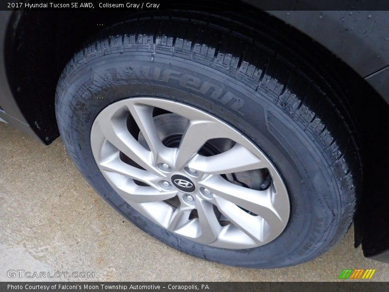 Coliseum Gray / Gray 2017 Hyundai Tucson SE AWD