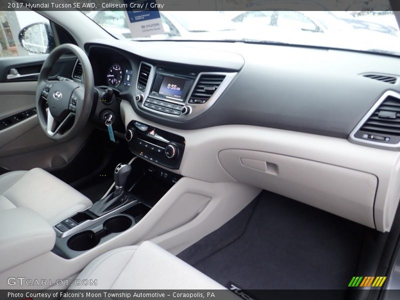 Coliseum Gray / Gray 2017 Hyundai Tucson SE AWD