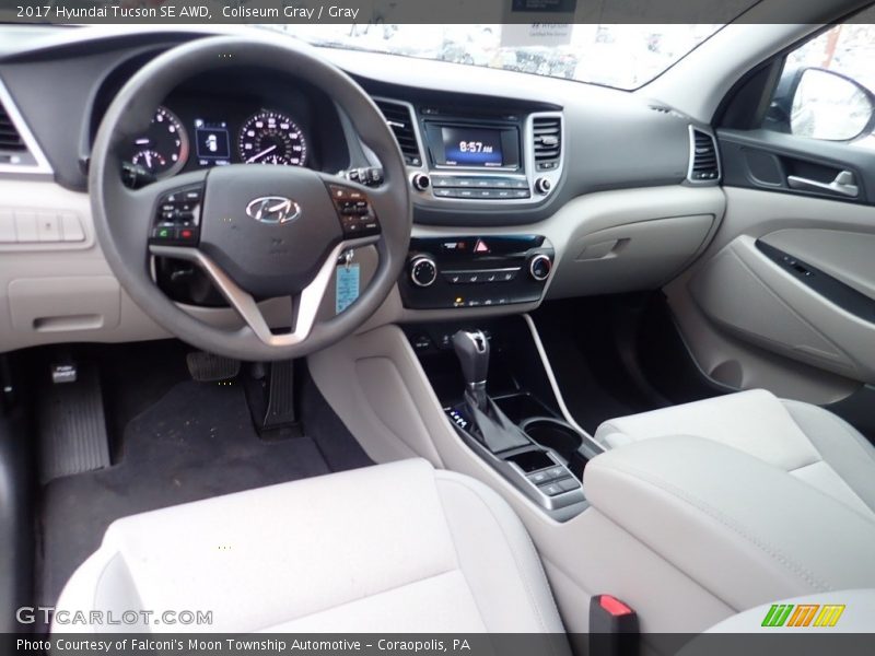 Coliseum Gray / Gray 2017 Hyundai Tucson SE AWD