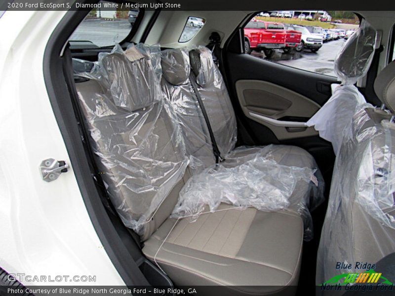 Diamond White / Medium Light Stone 2020 Ford EcoSport S