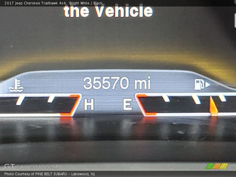 Bright White / Black 2017 Jeep Cherokee Trailhawk 4x4