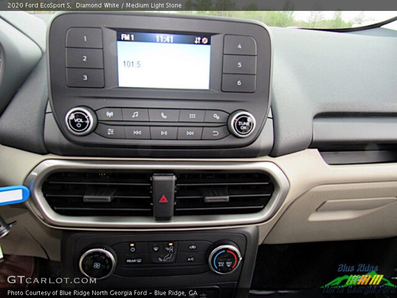 Diamond White / Medium Light Stone 2020 Ford EcoSport S