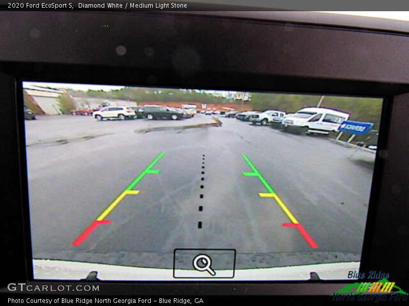 Diamond White / Medium Light Stone 2020 Ford EcoSport S