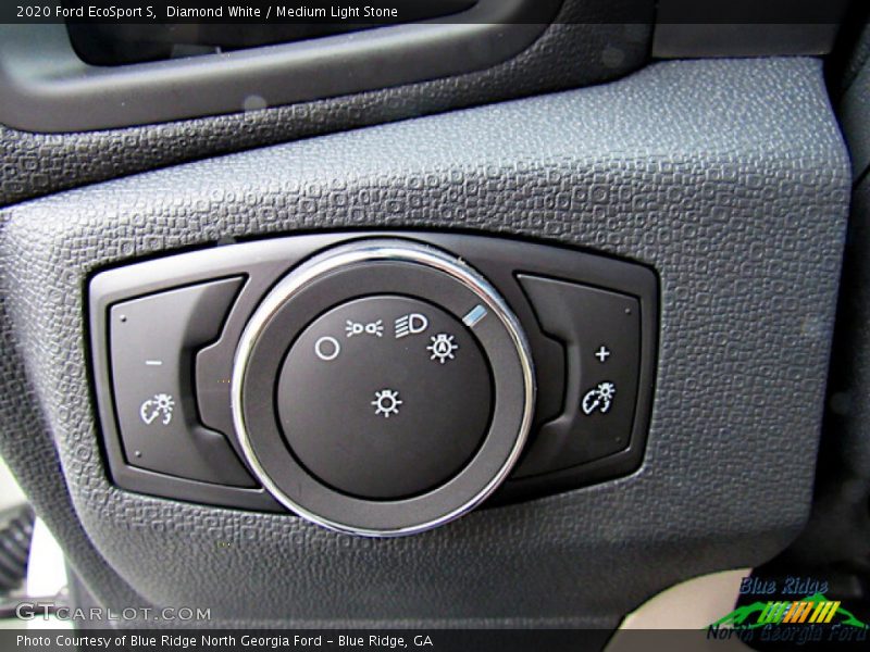 Diamond White / Medium Light Stone 2020 Ford EcoSport S