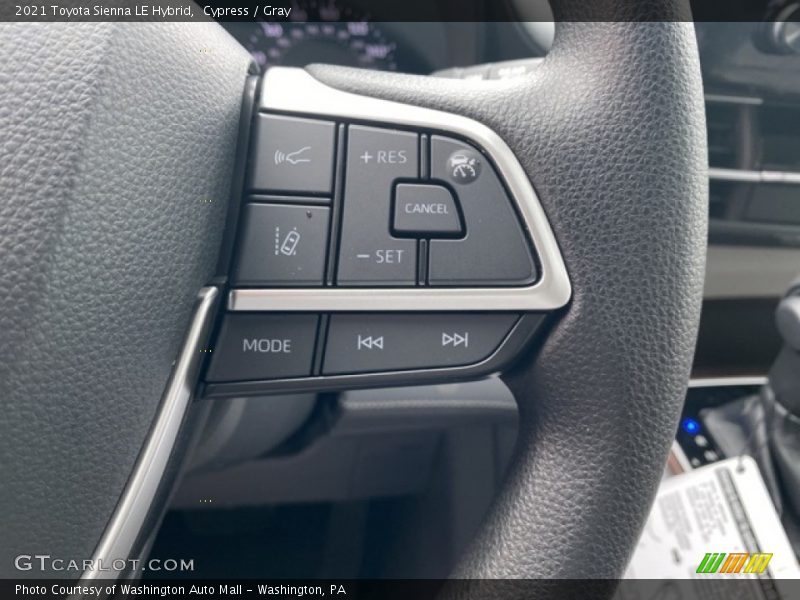  2021 Sienna LE Hybrid Steering Wheel