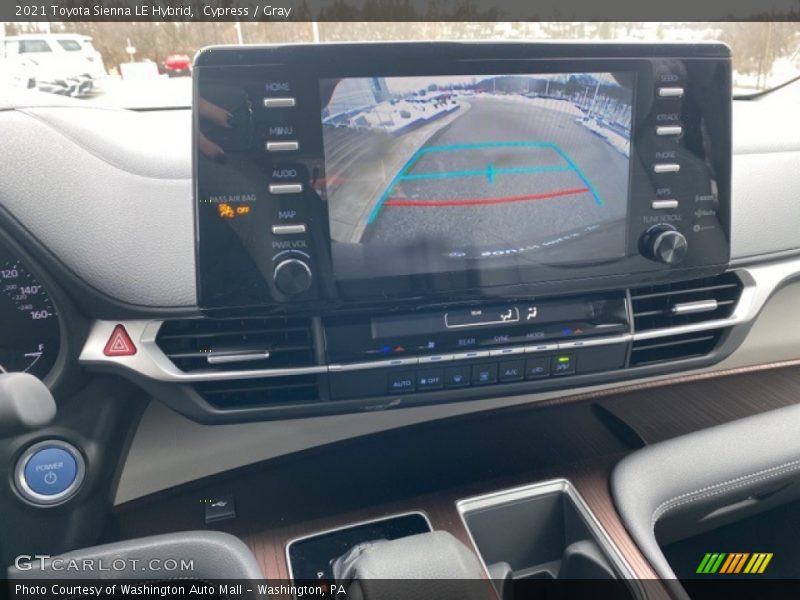 Cypress / Gray 2021 Toyota Sienna LE Hybrid