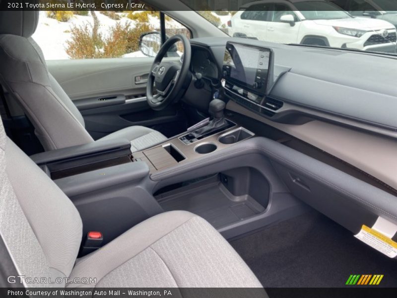 Cypress / Gray 2021 Toyota Sienna LE Hybrid